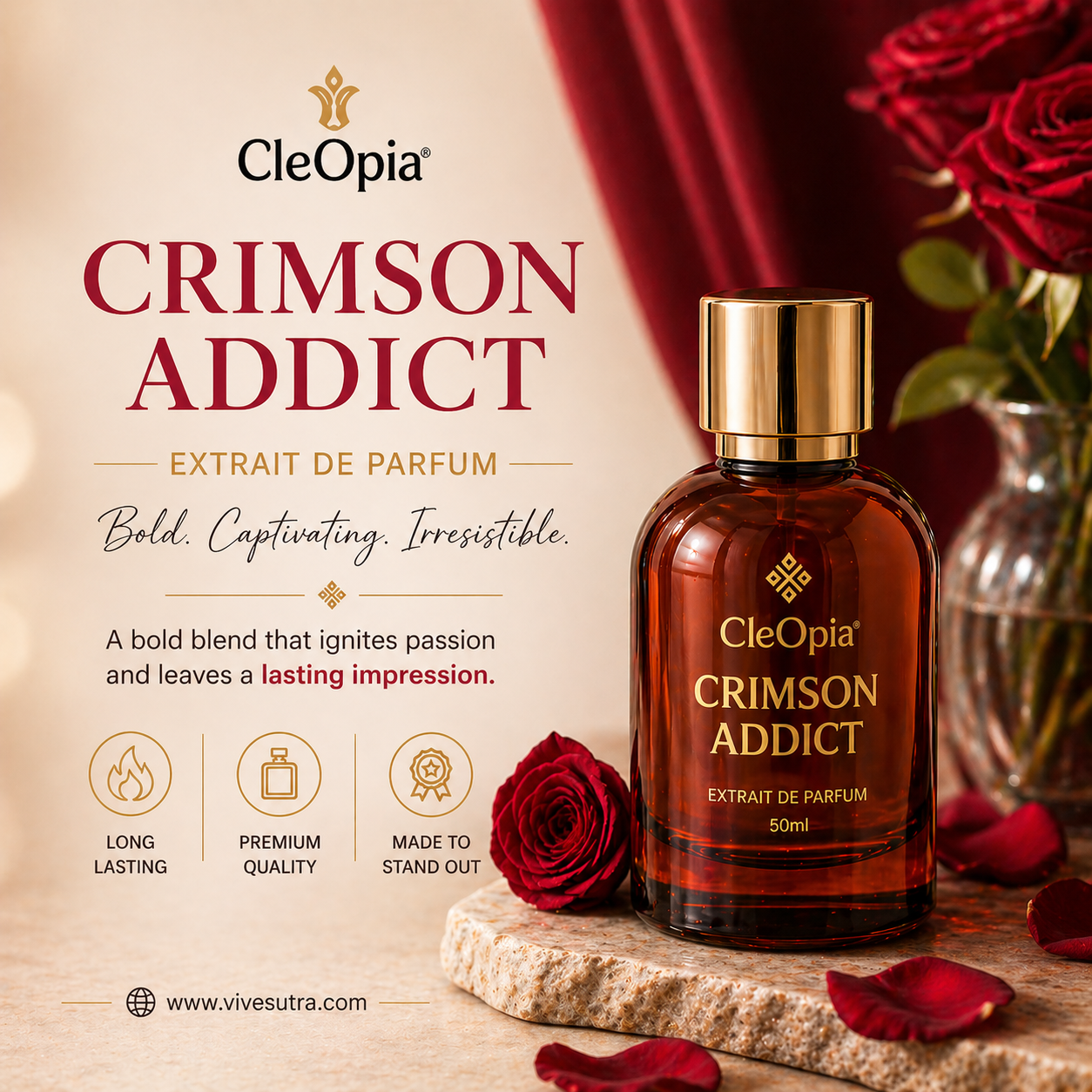 CRIMSON ADDICT | 50ml Eau de Parfum