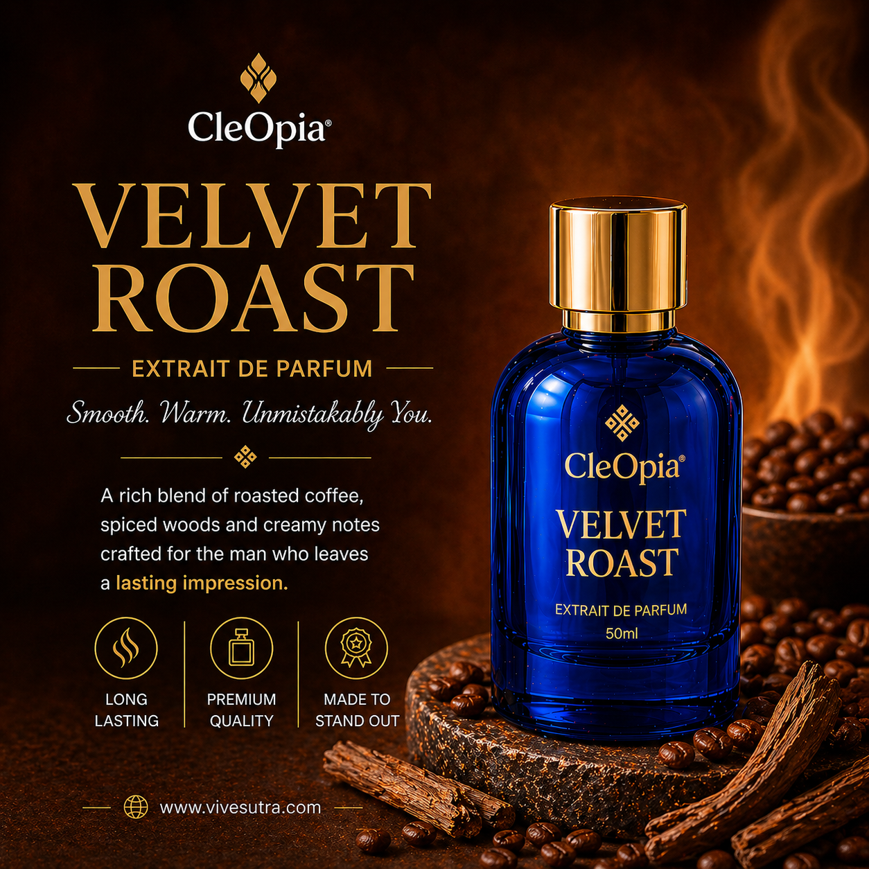 VELVET ROAST | 50ml Eau de Parfum – CleOpia